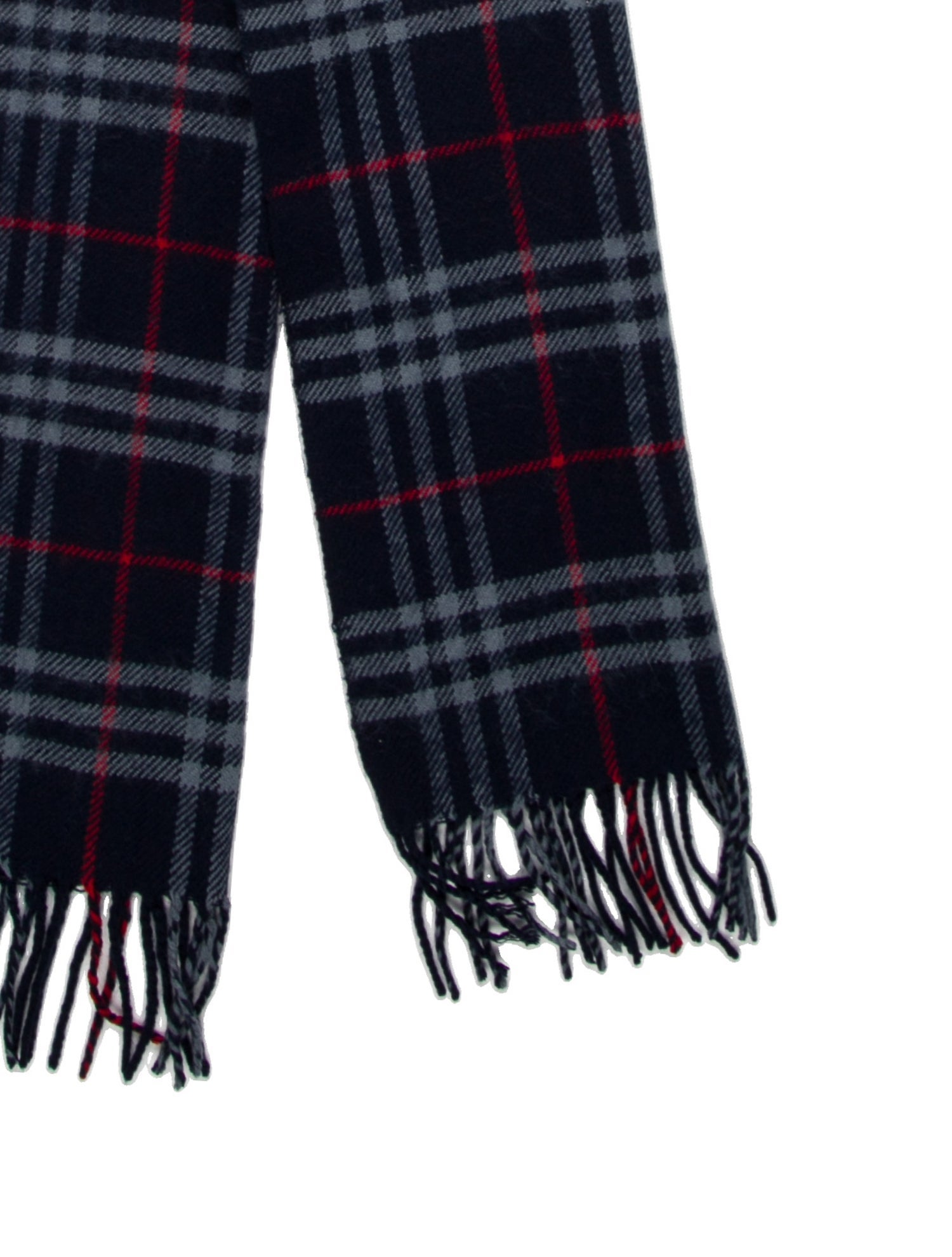 Burberry's Cashmere Plaid Print Scarf