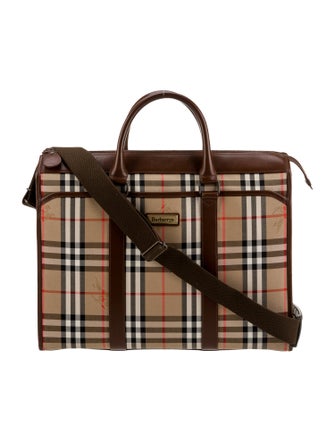 Burberry's Haymarket Check Briefcase