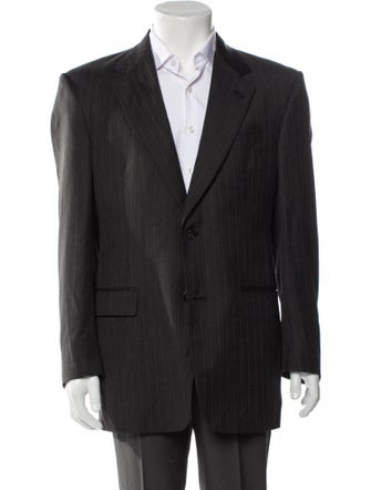 Burberry's Lambswool Striped Blazer