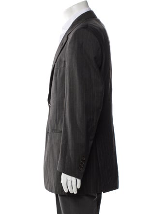 Burberry's Lambswool Striped Blazer