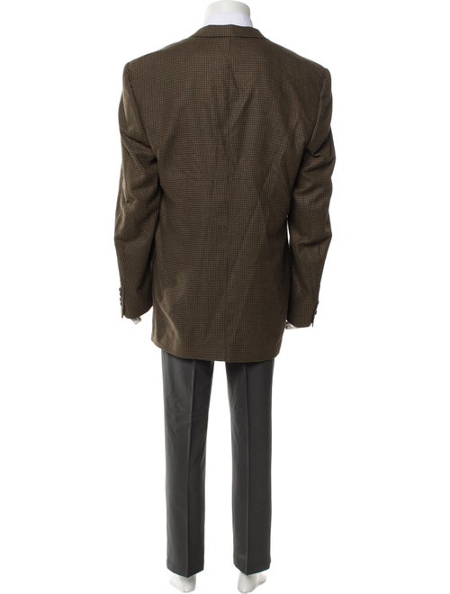 Burberry's Houndstooth Print Overcoat