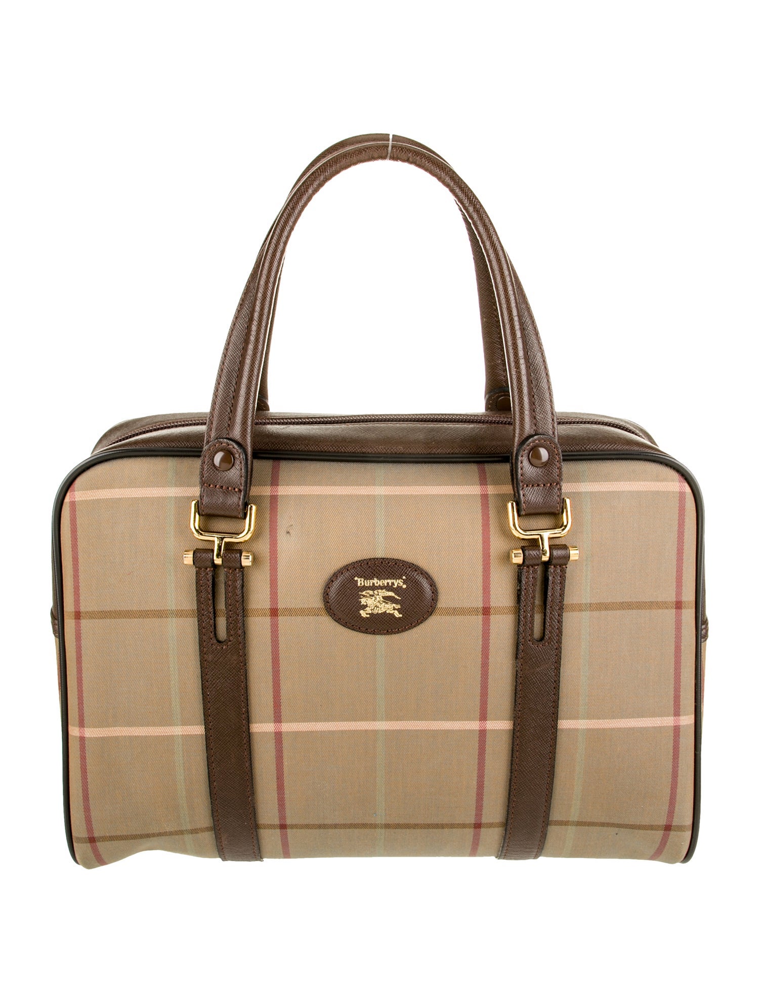 Burberry's Canvas Top Handle Bag