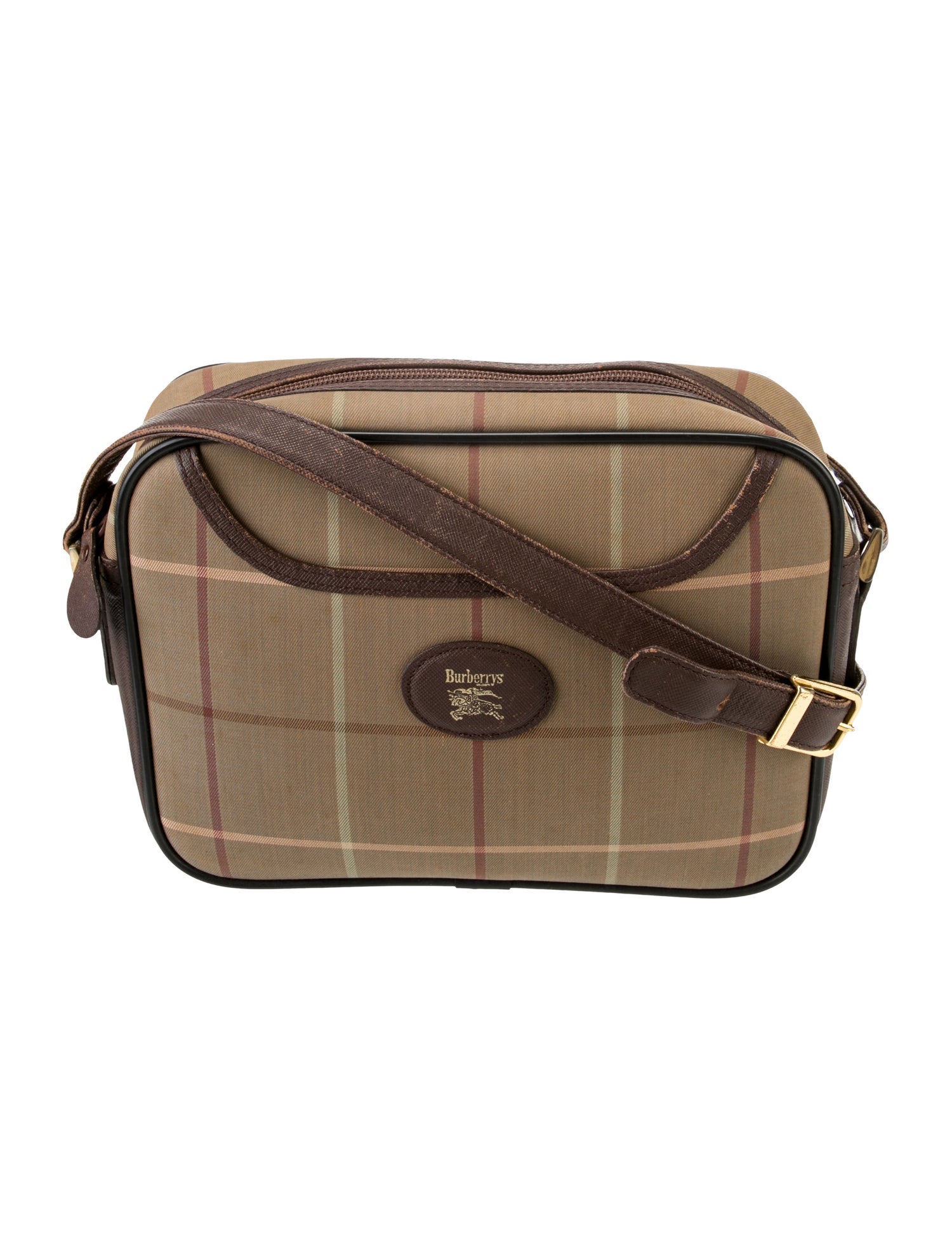 Burberry's Canvas Messenger Bag