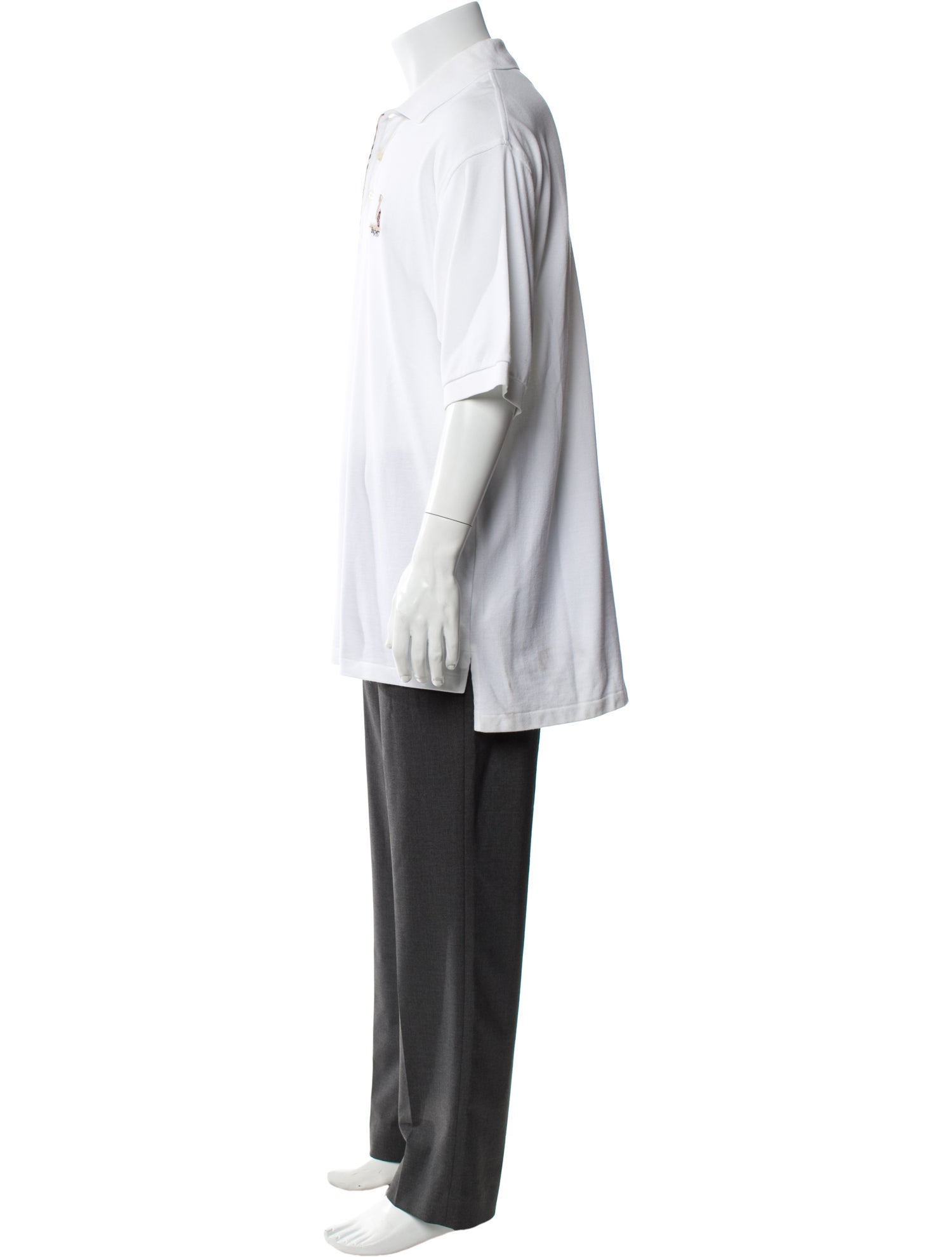 Burberry's Collar Short Sleeve Polo Shirt