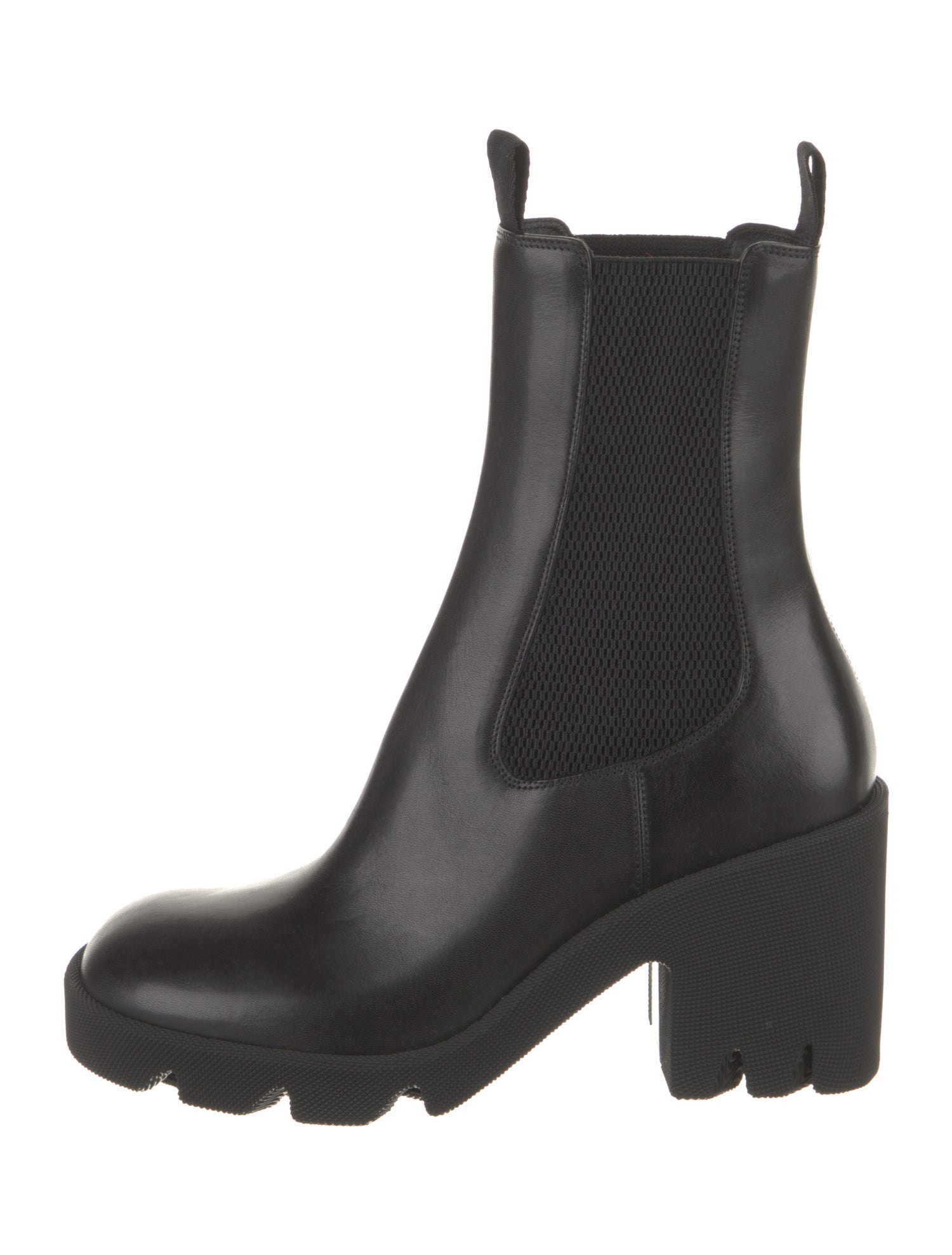 Burberry's Leather Chelsea Boots