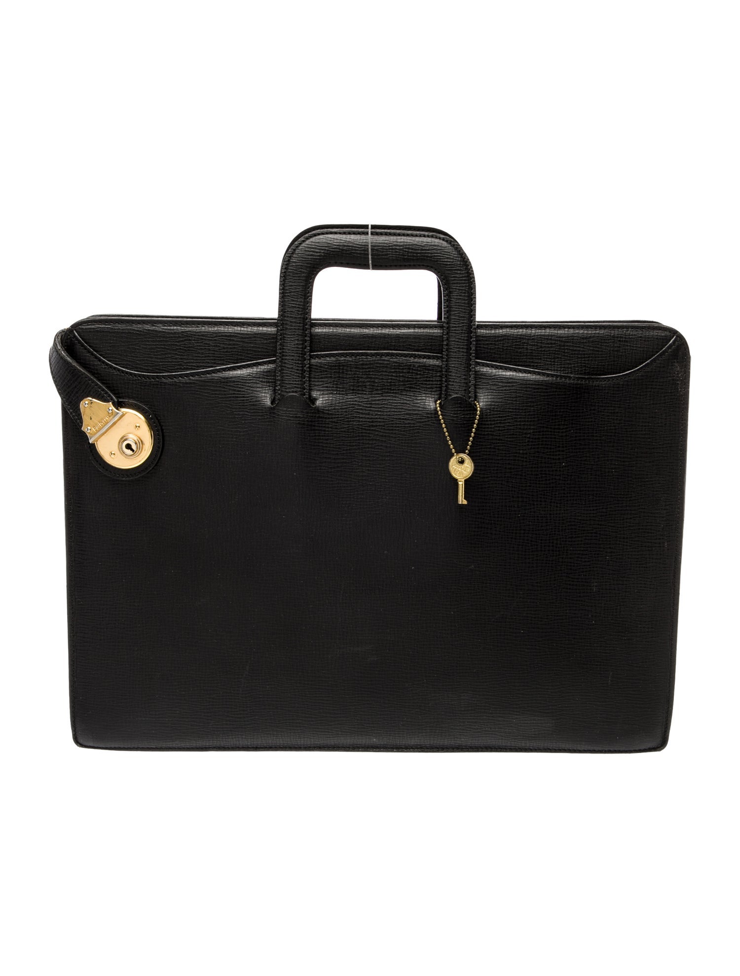 Burberry's Leather Top Handle Bag