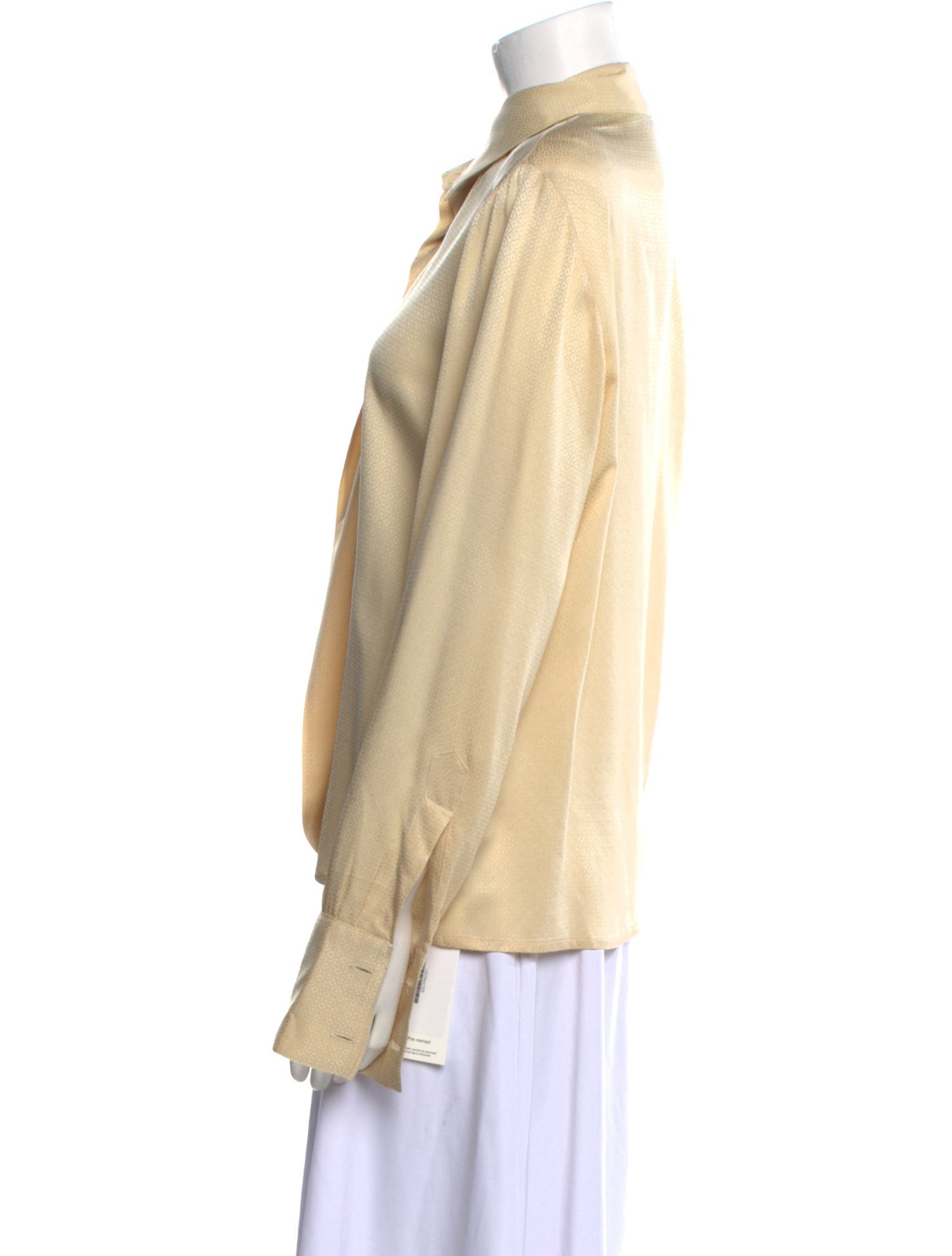 Burberry's Vintage 1980's Button-Up Top