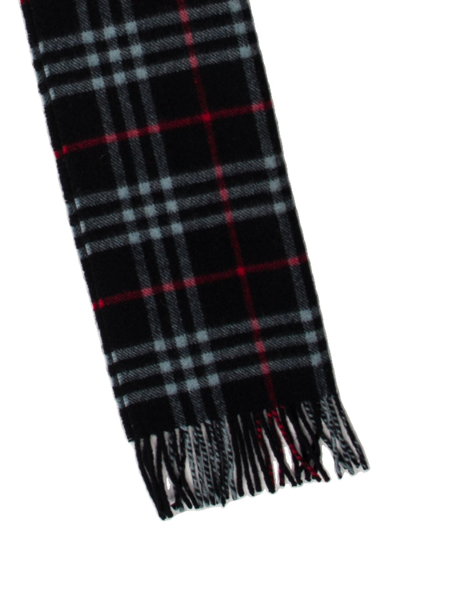 Burberry's Cashmere Plaid Print Scarf