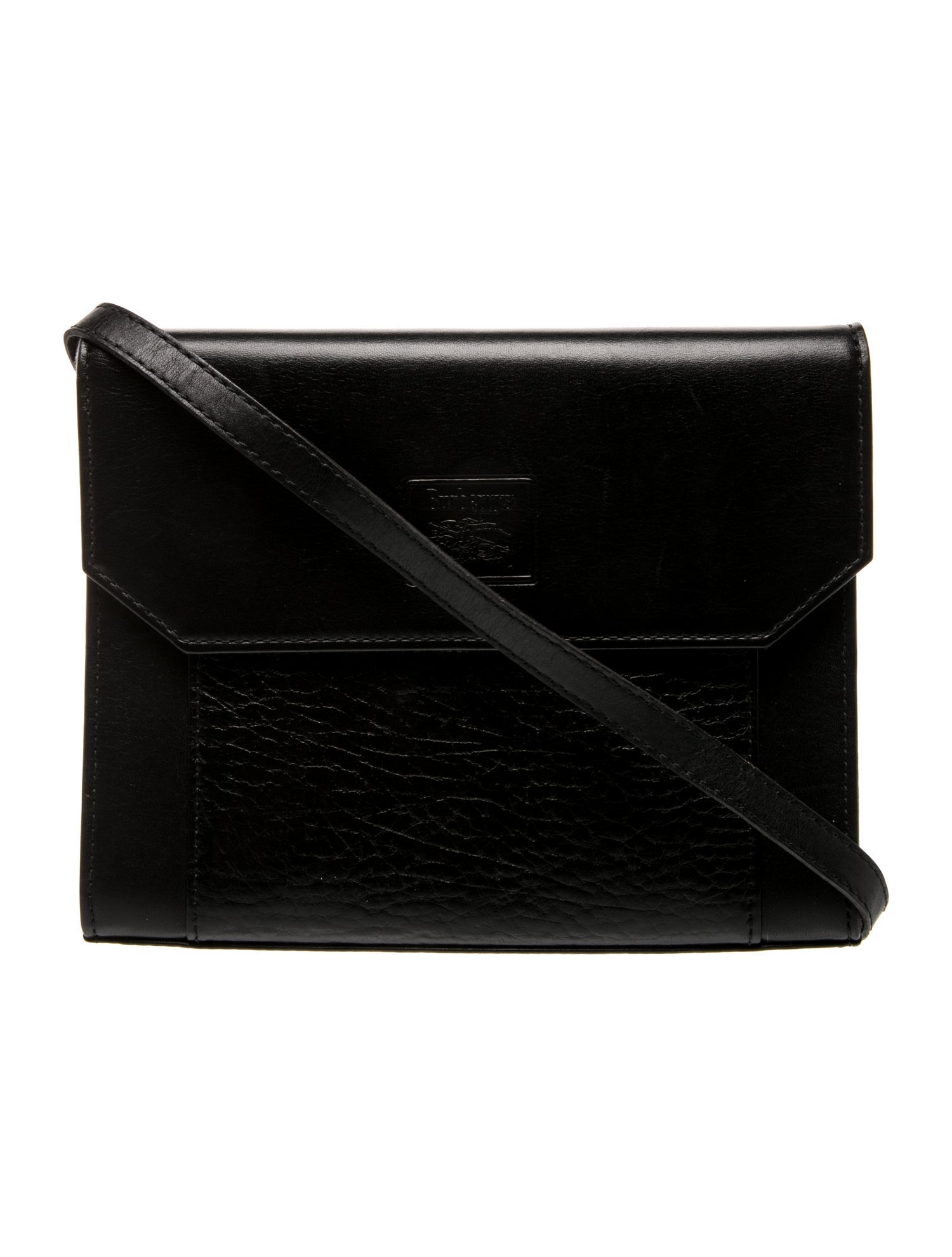 Burberry's Leather Evening Bag Small Vintage