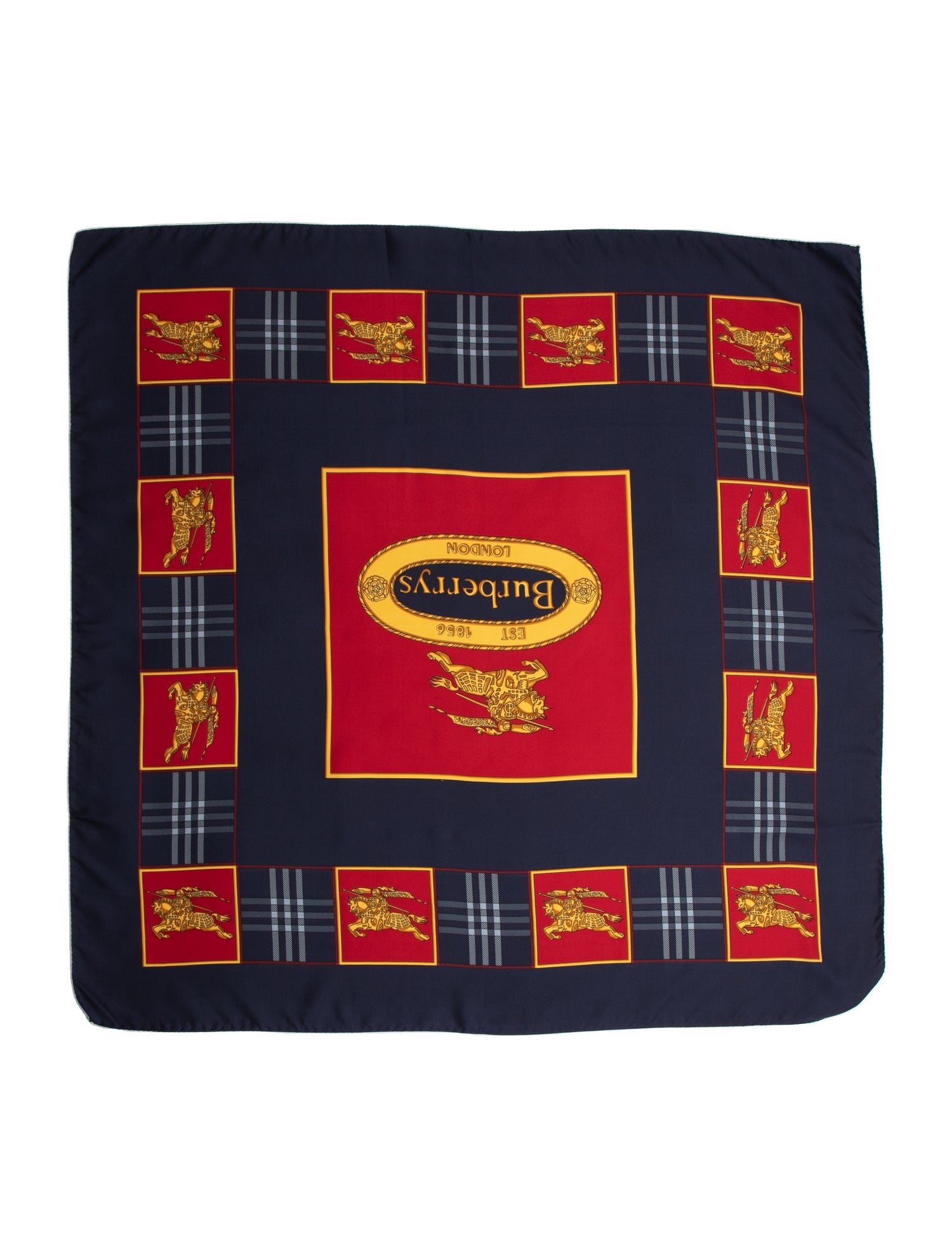 Burberry's Silk House Check Pattern Scarf