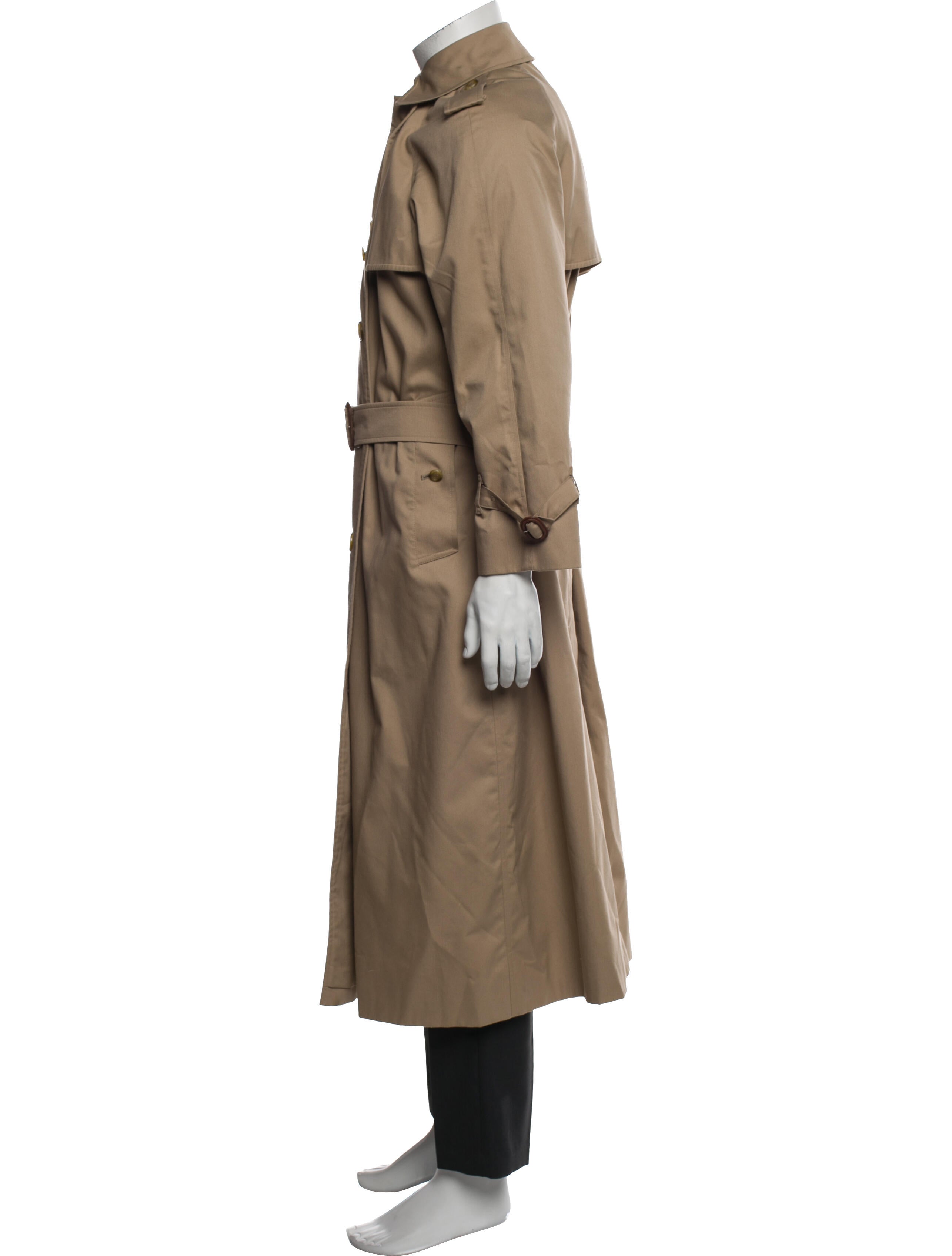 Burberry's House Check Pattern Trench Coat