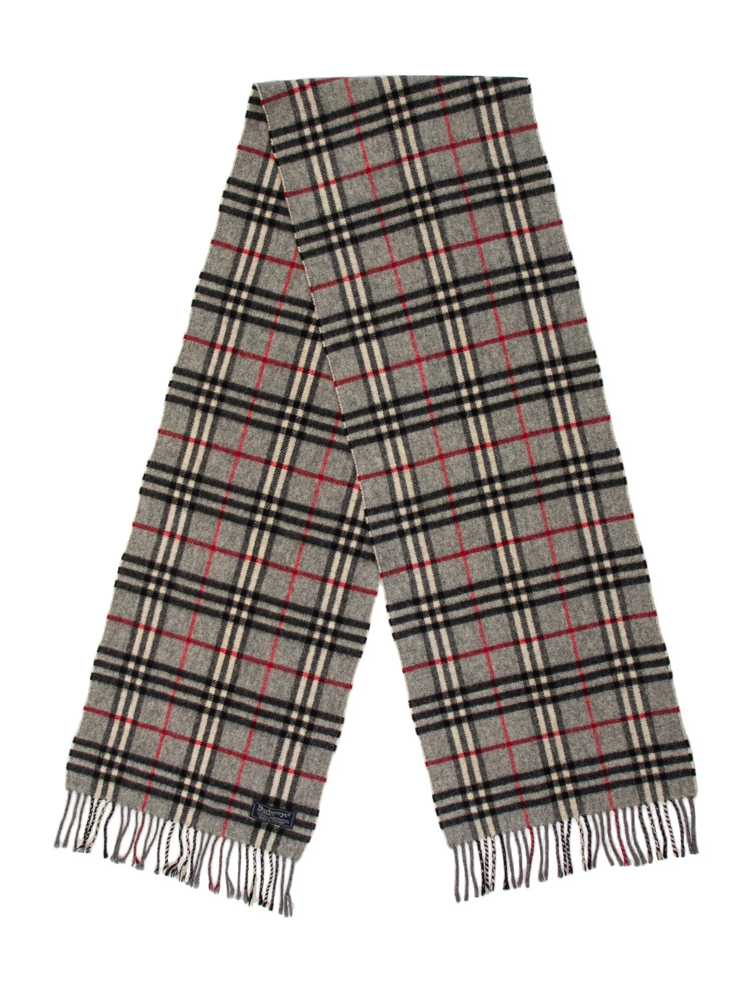 Burberry's Lambswool Striped Scarf