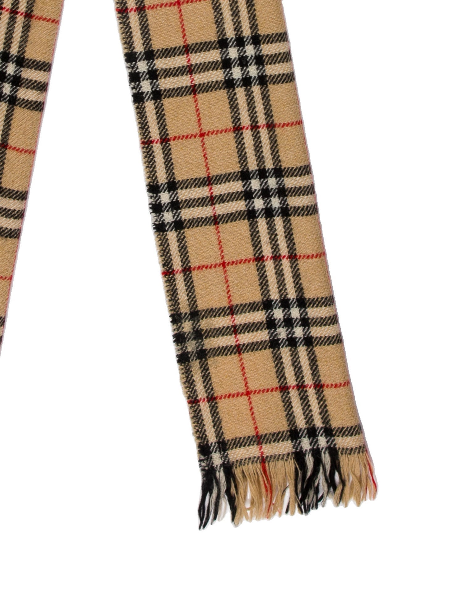 Burberry's Wool House Check Pattern Scarf