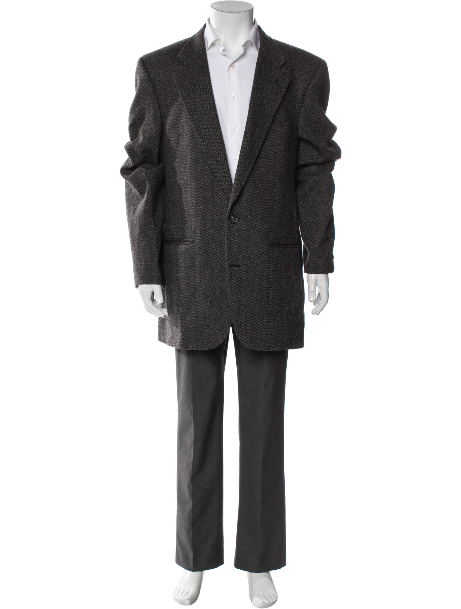 Burberry's Wool Tweed Pattern Blazer