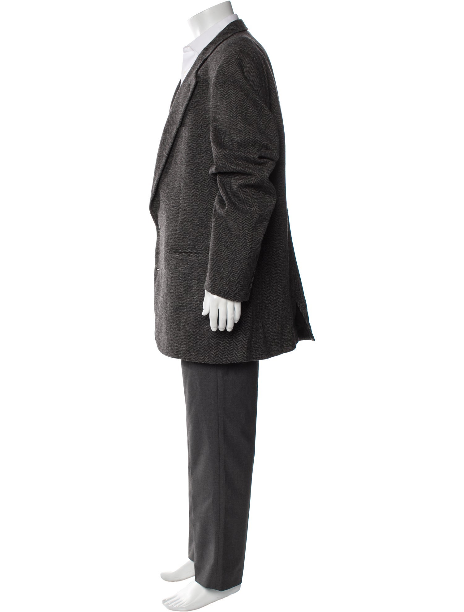 Burberry's Wool Tweed Pattern Blazer