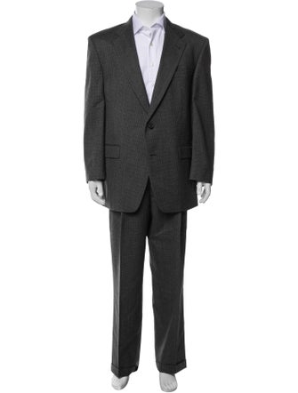 Burberry's Plaid Print Two-Piece Suit