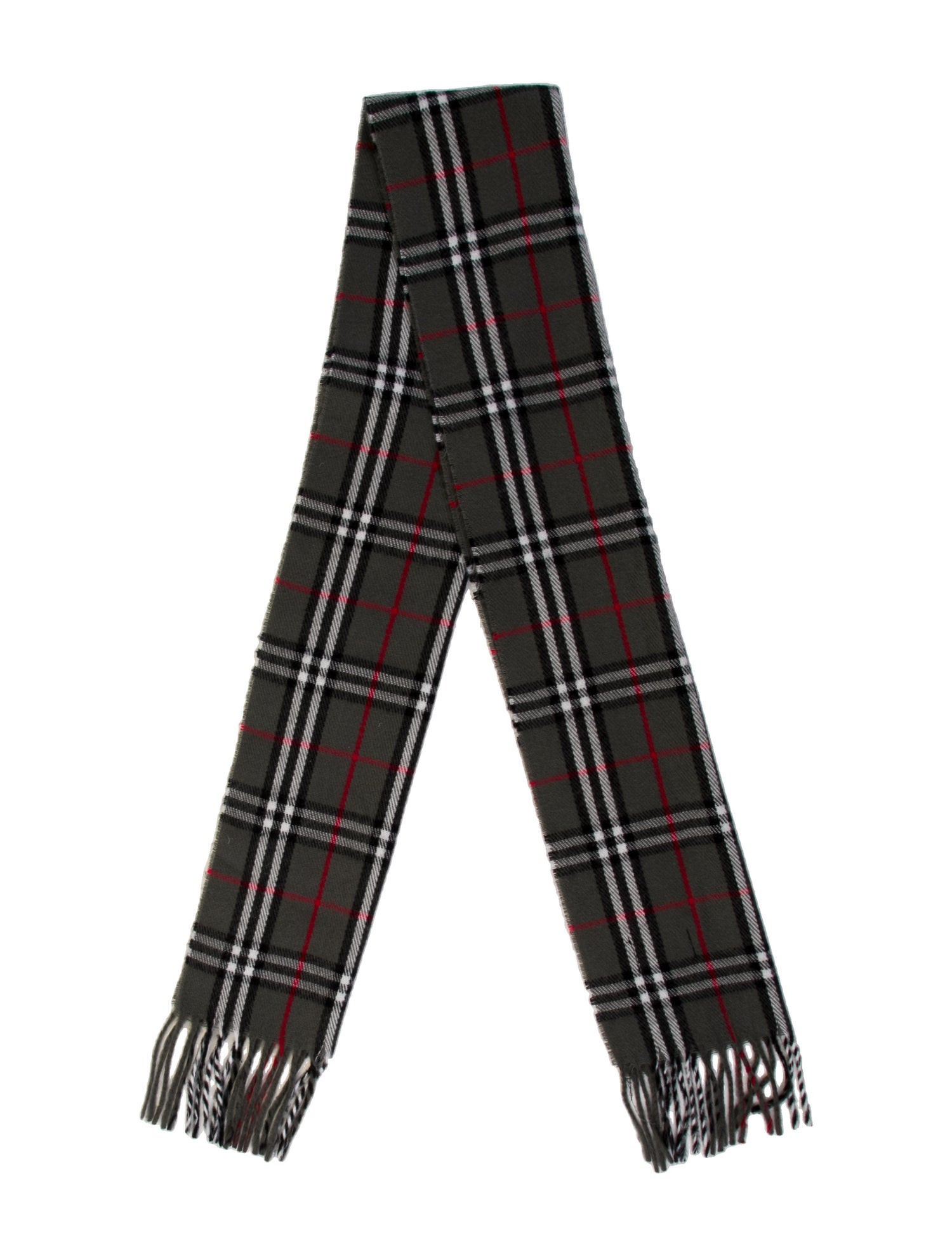 Burberry's Cashmere Nova Check Pattern Scarf