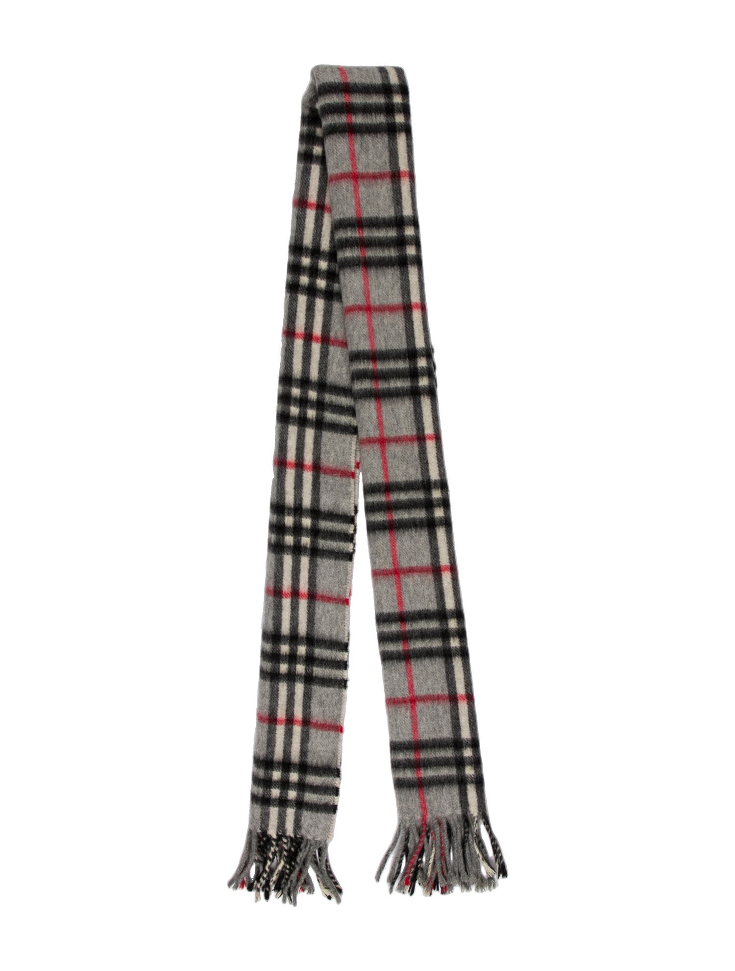 Burberry's Cashmere Nova Check Pattern Scarf