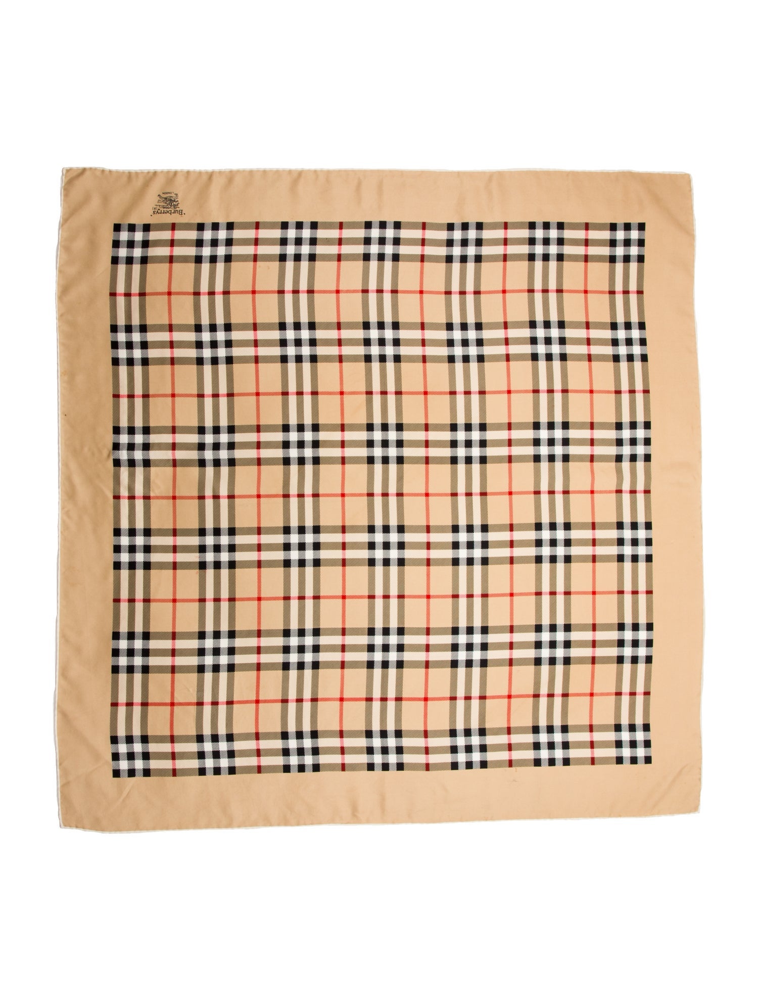 Burberry's Silk Striped Scarf