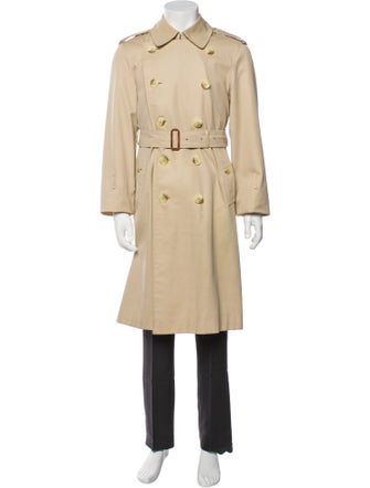 Burberry's Nova Check Pattern Trench Coat