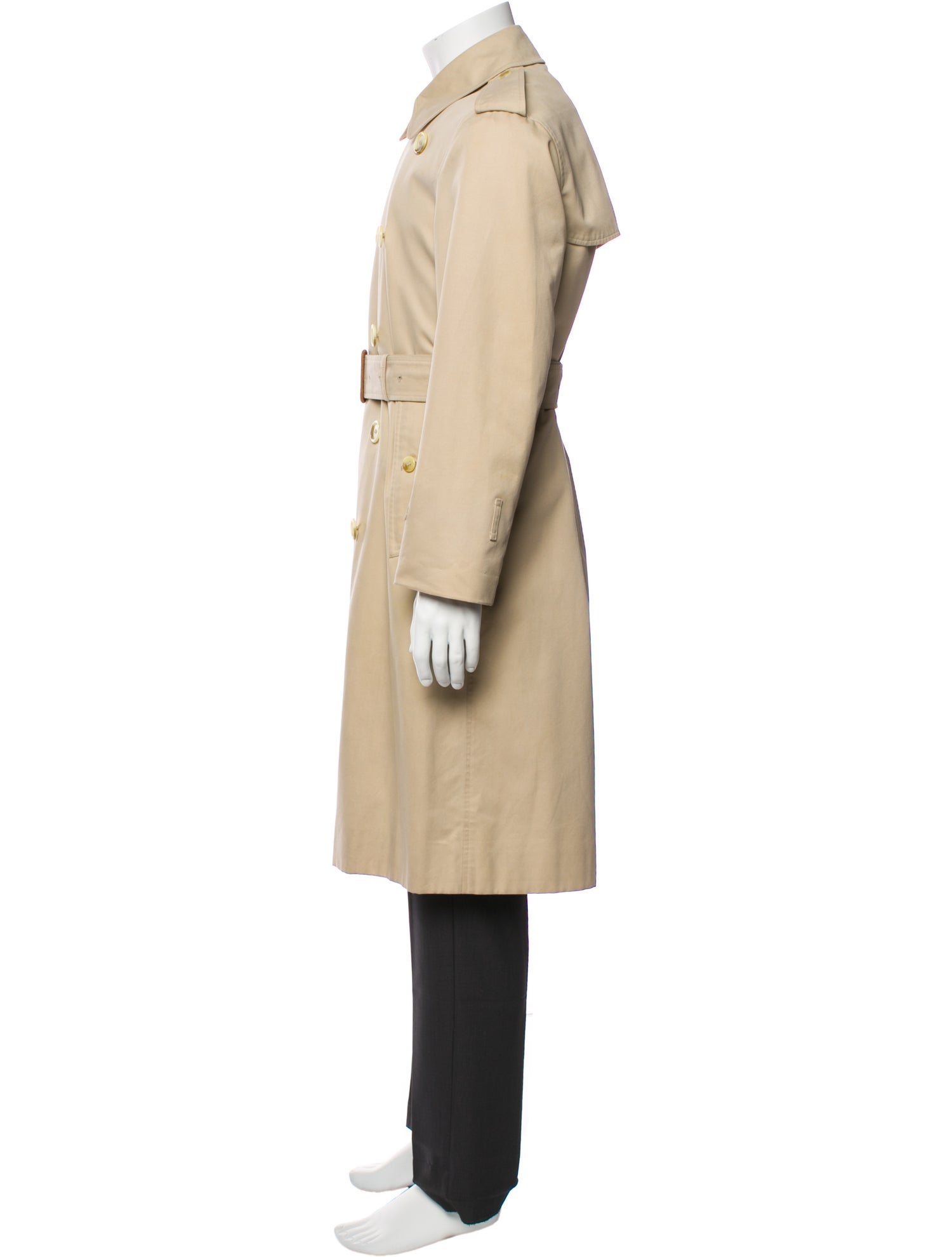 Burberry's Nova Check Pattern Trench Coat