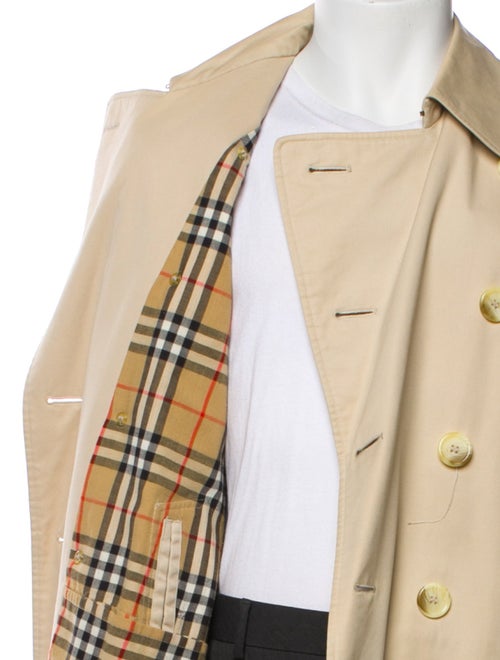 Burberry's Nova Check Pattern Trench Coat