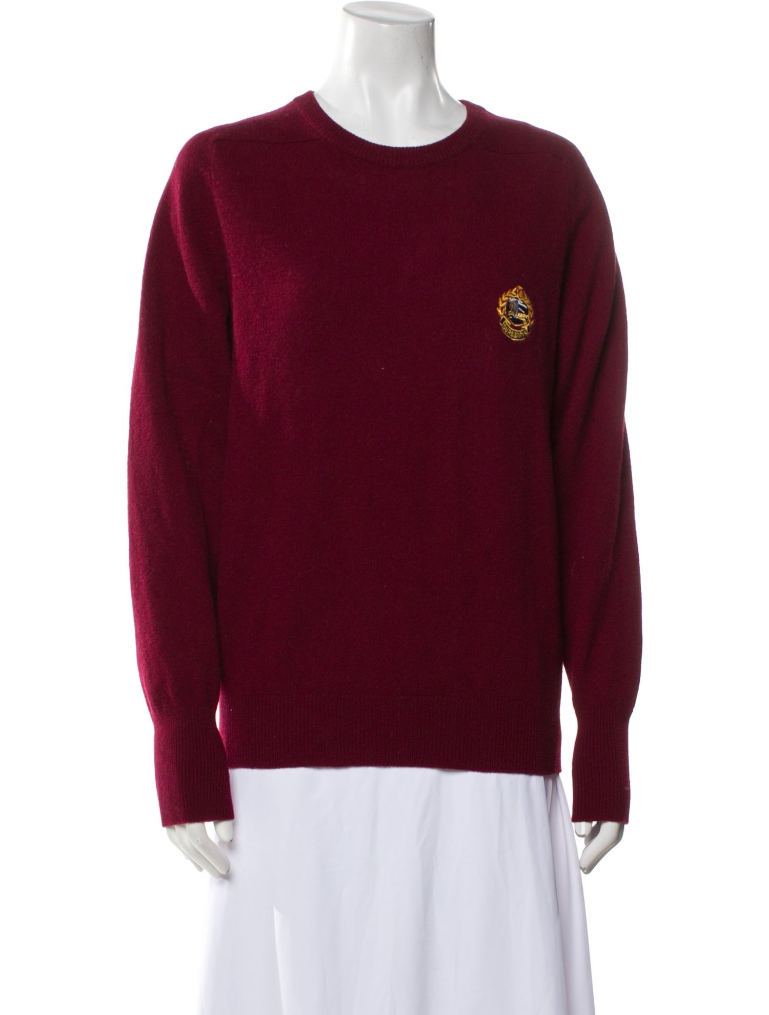 Burberry's Lambswool Crew Neck Sweater