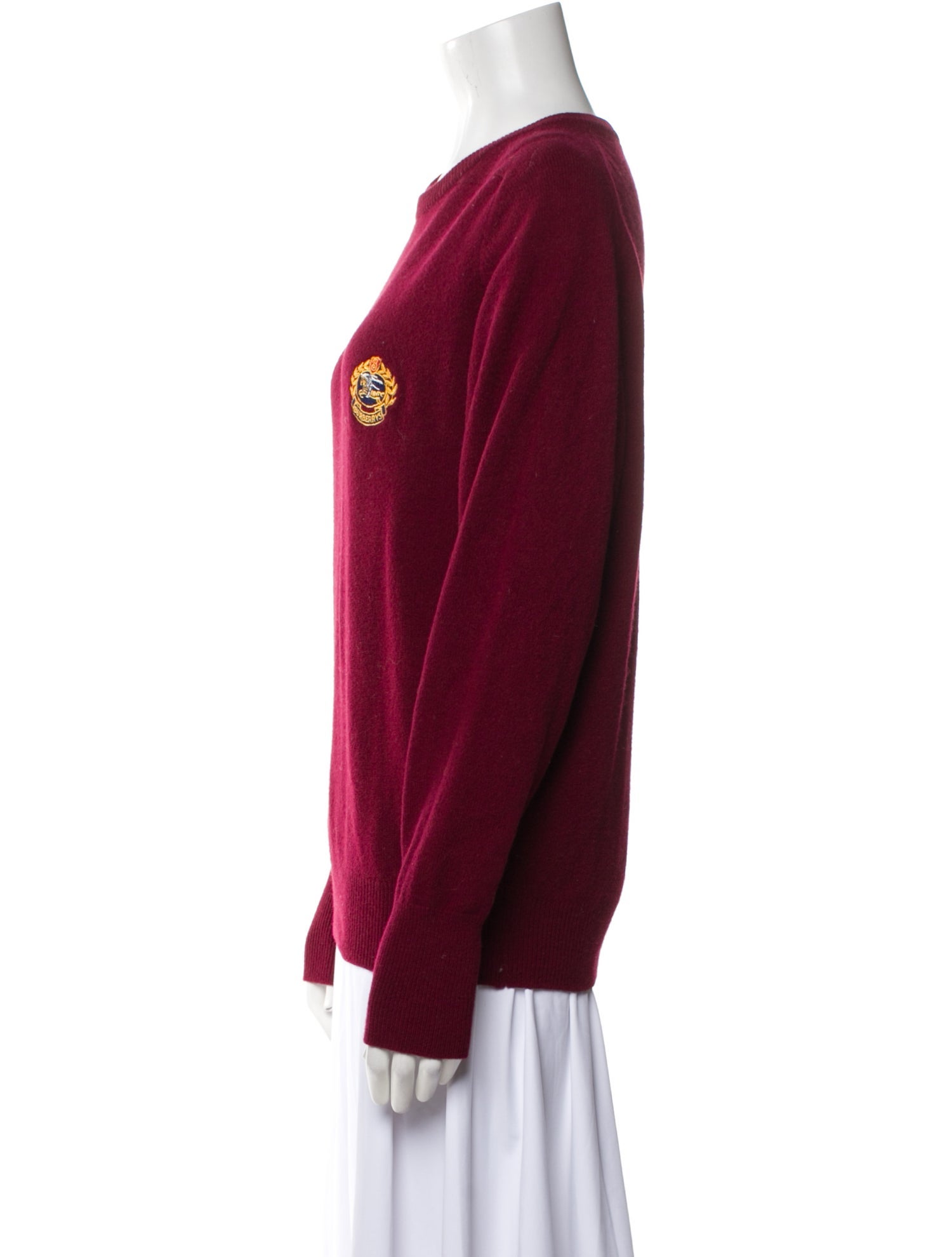 Burberry's Lambswool Crew Neck Sweater