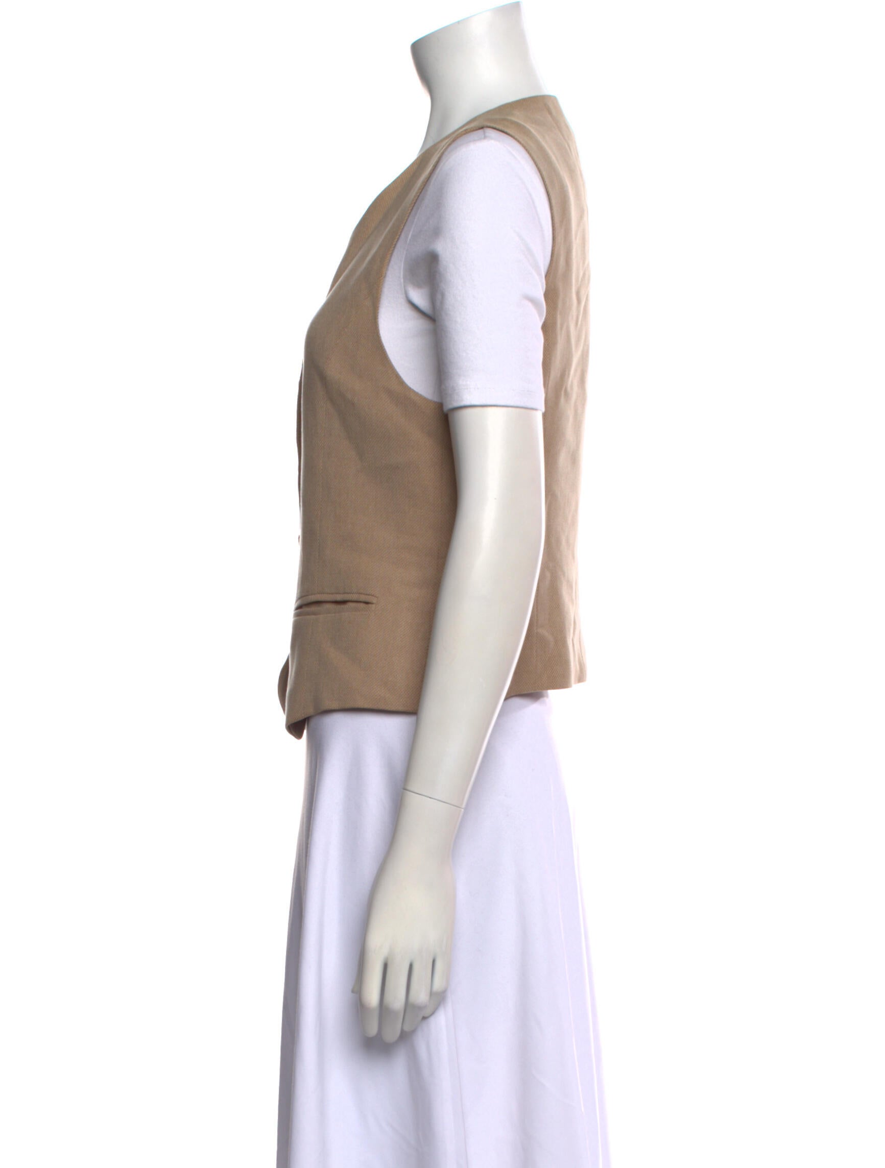 Burberry's V-Neck Short Sleeve Crop Top