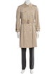Burberry's Nova Check Pattern Wool Trench Coat