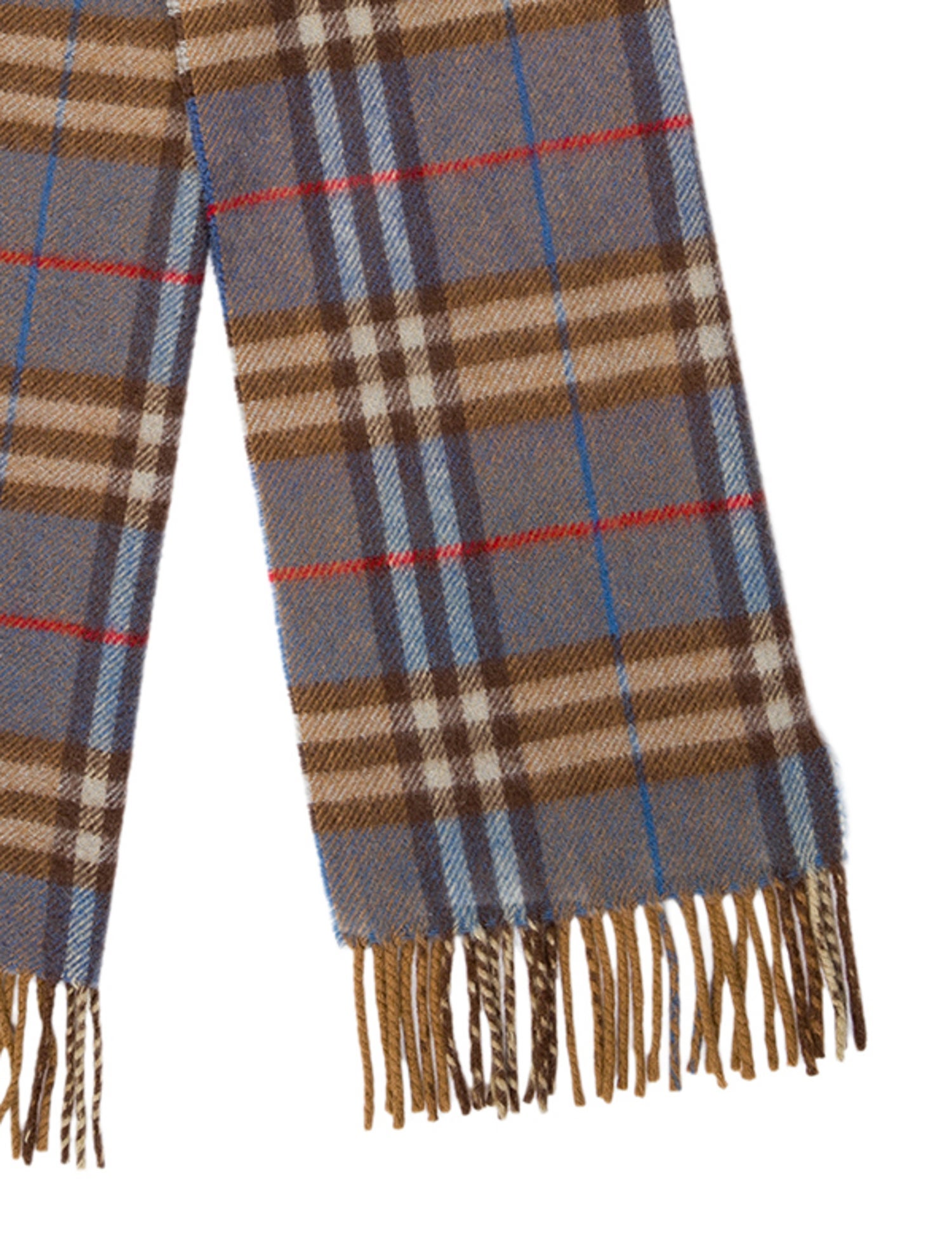 Burberry's Cashmere Nova Check Pattern Scarf
