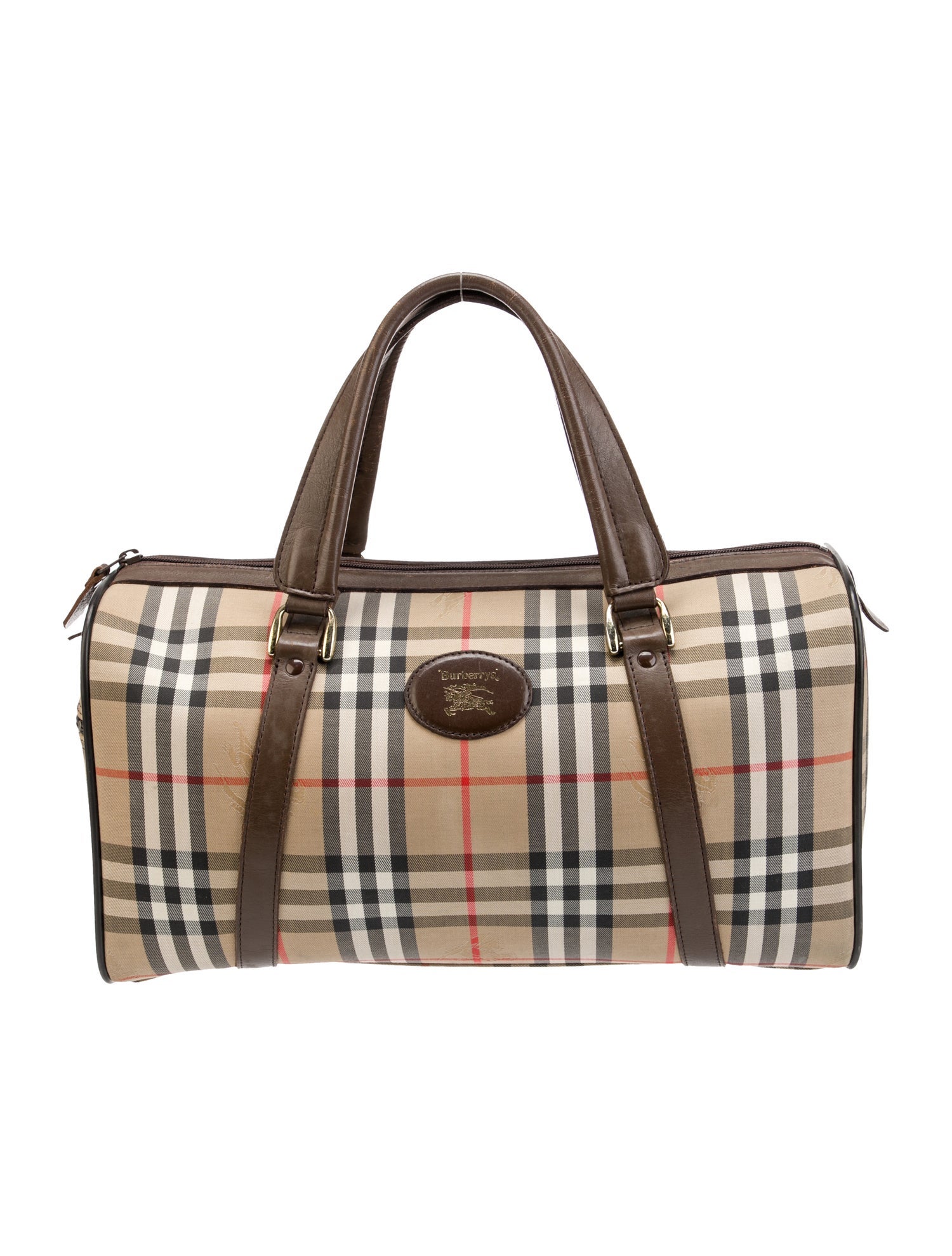 Burberry's Nova Check Top Handle Bag