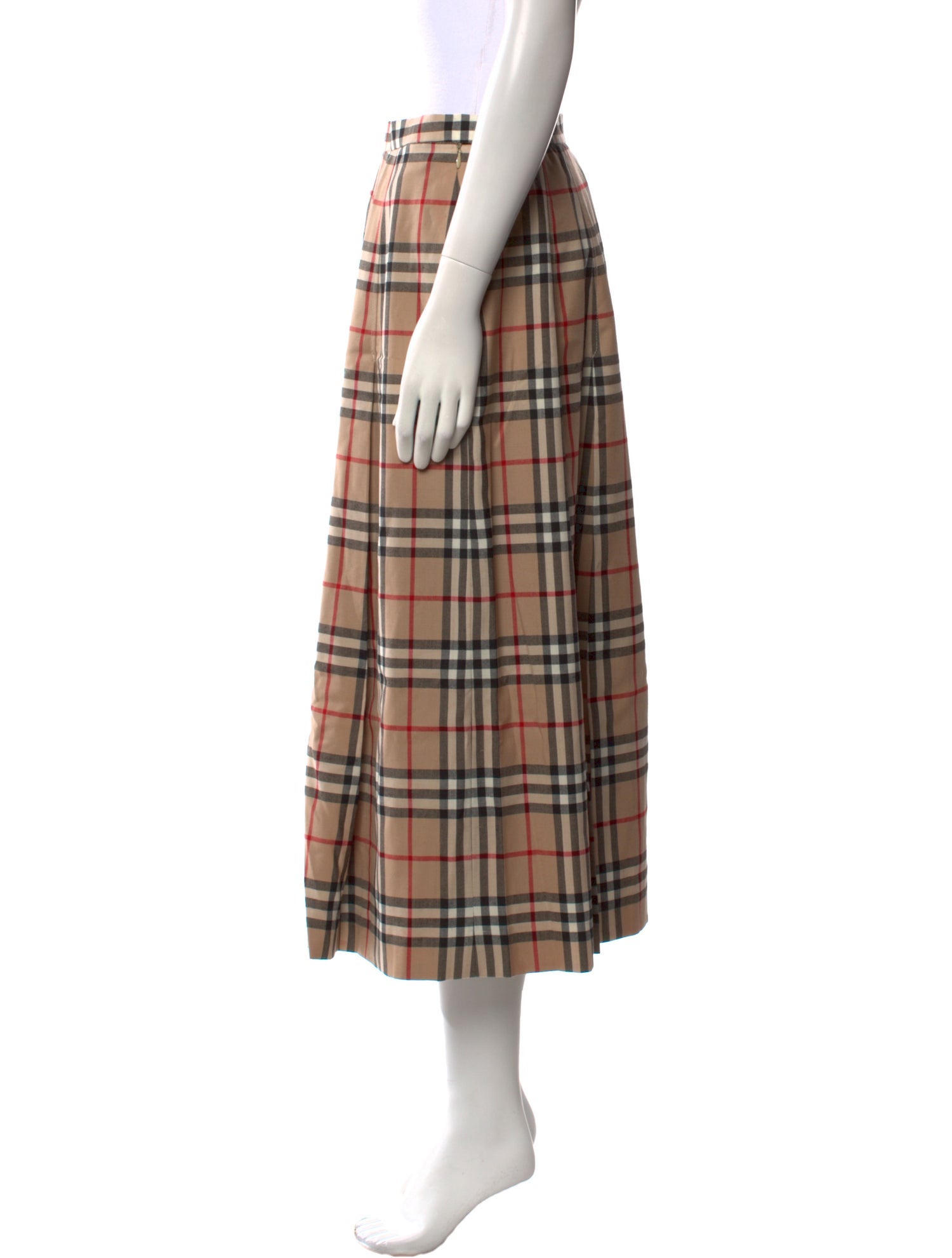 Burberry's Wool Midi Length Skirt