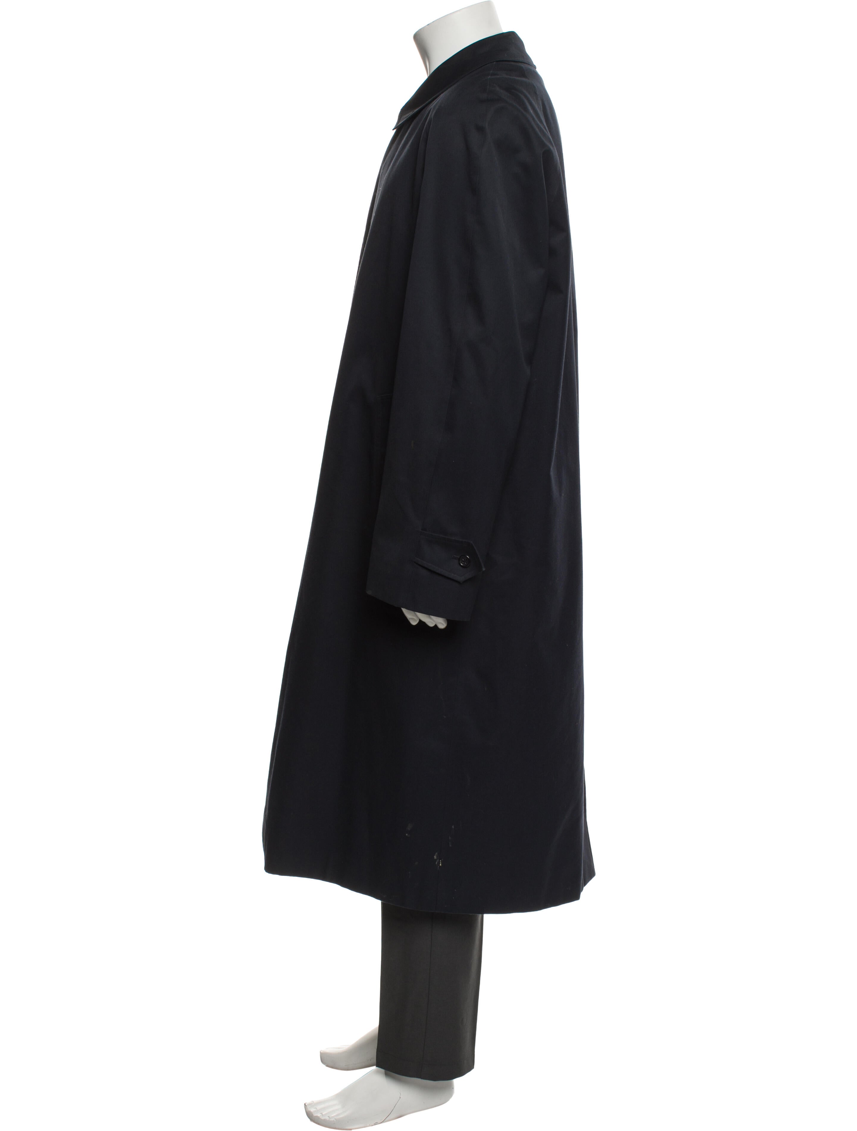 Burberry's Abstract Check Wool Trench Coat