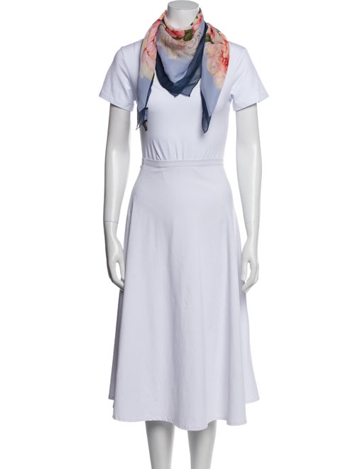 Burberry's Silk Floral Print Scarf