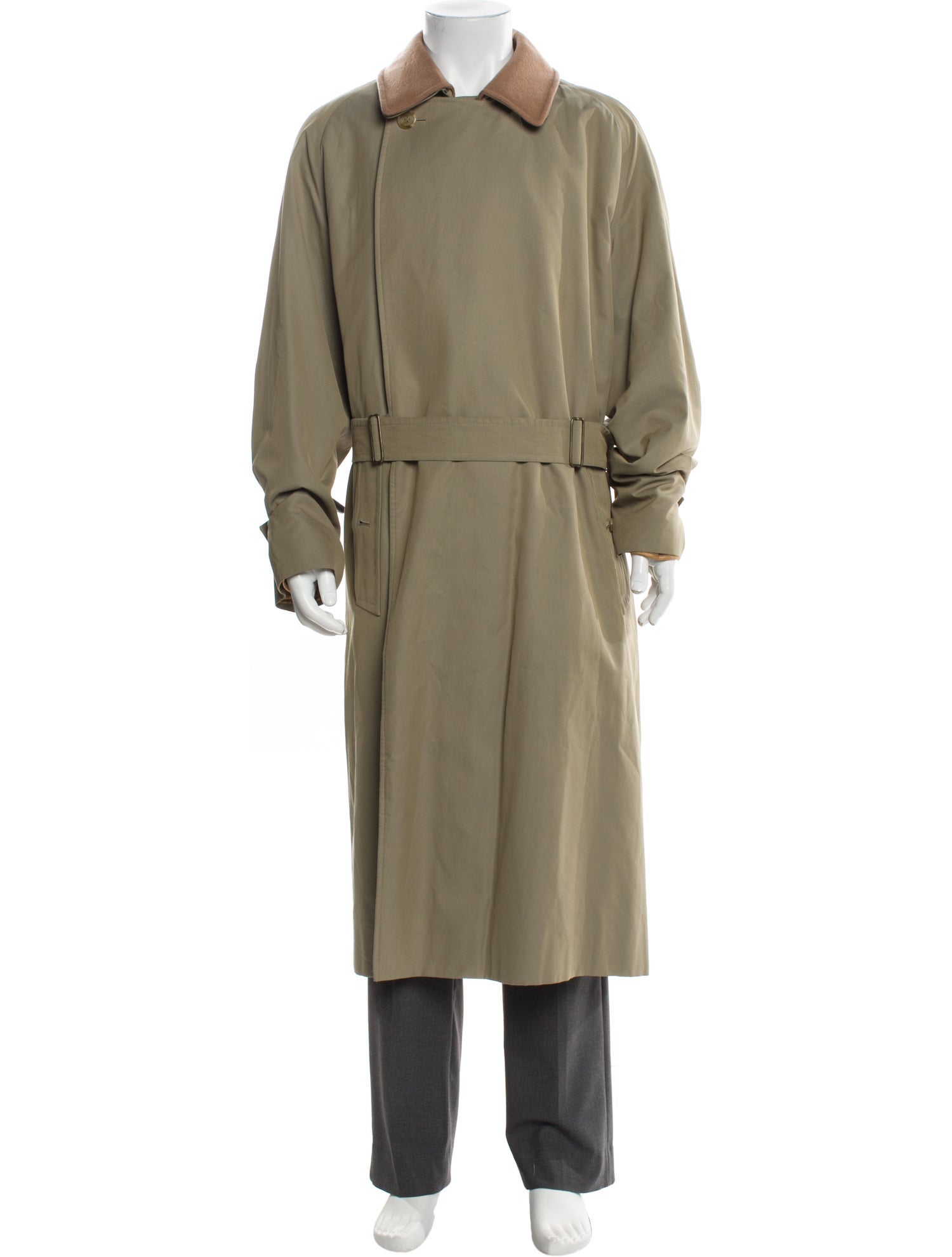 Burberry's Nova Check Pattern Trench Coat