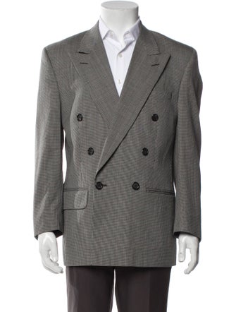 Burberry's Three Button Patterned Blazer