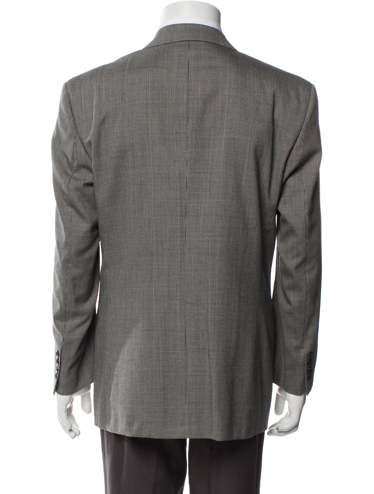 Burberry's Three Button Patterned Blazer