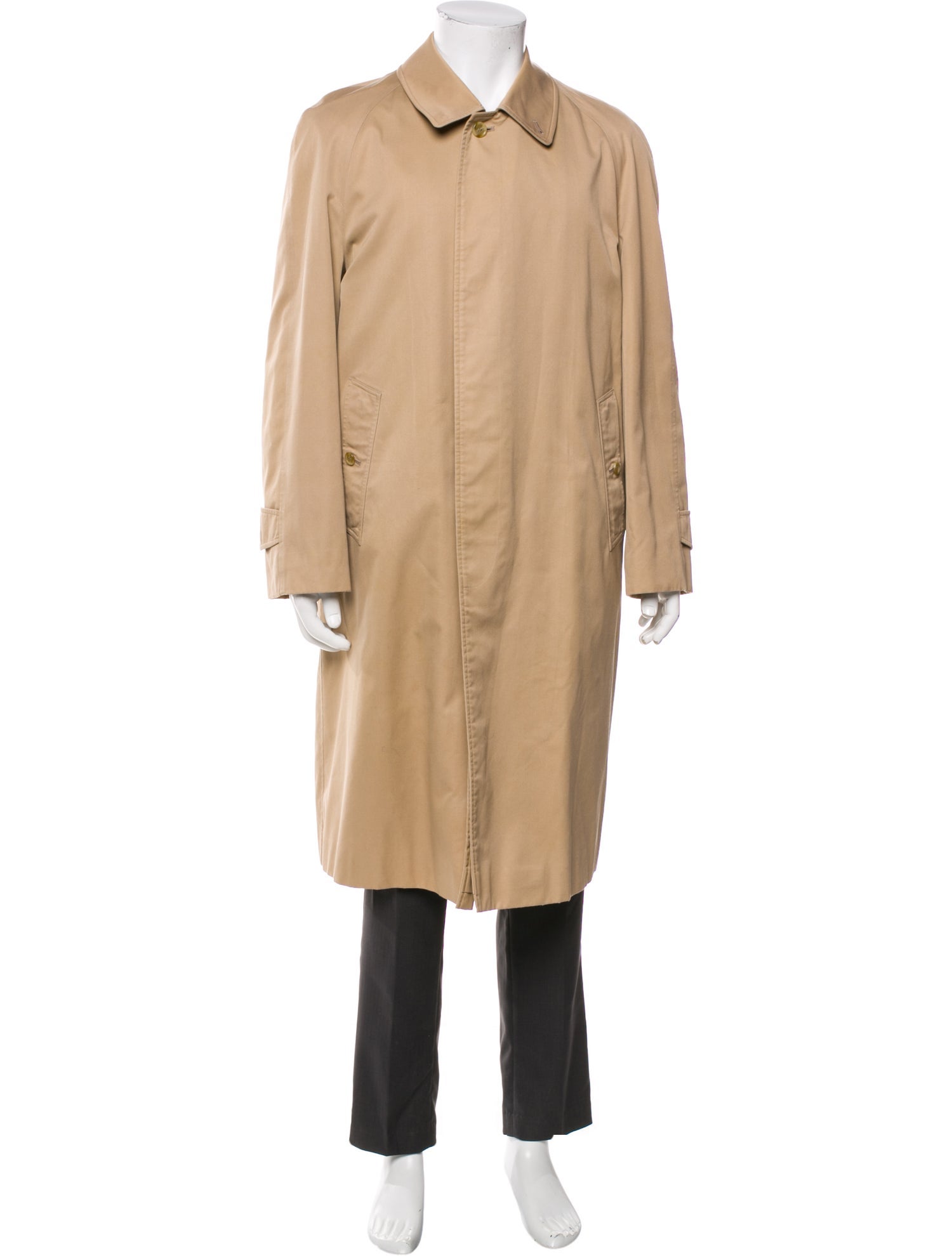 Burberry's House Check Pattern Trench Coat