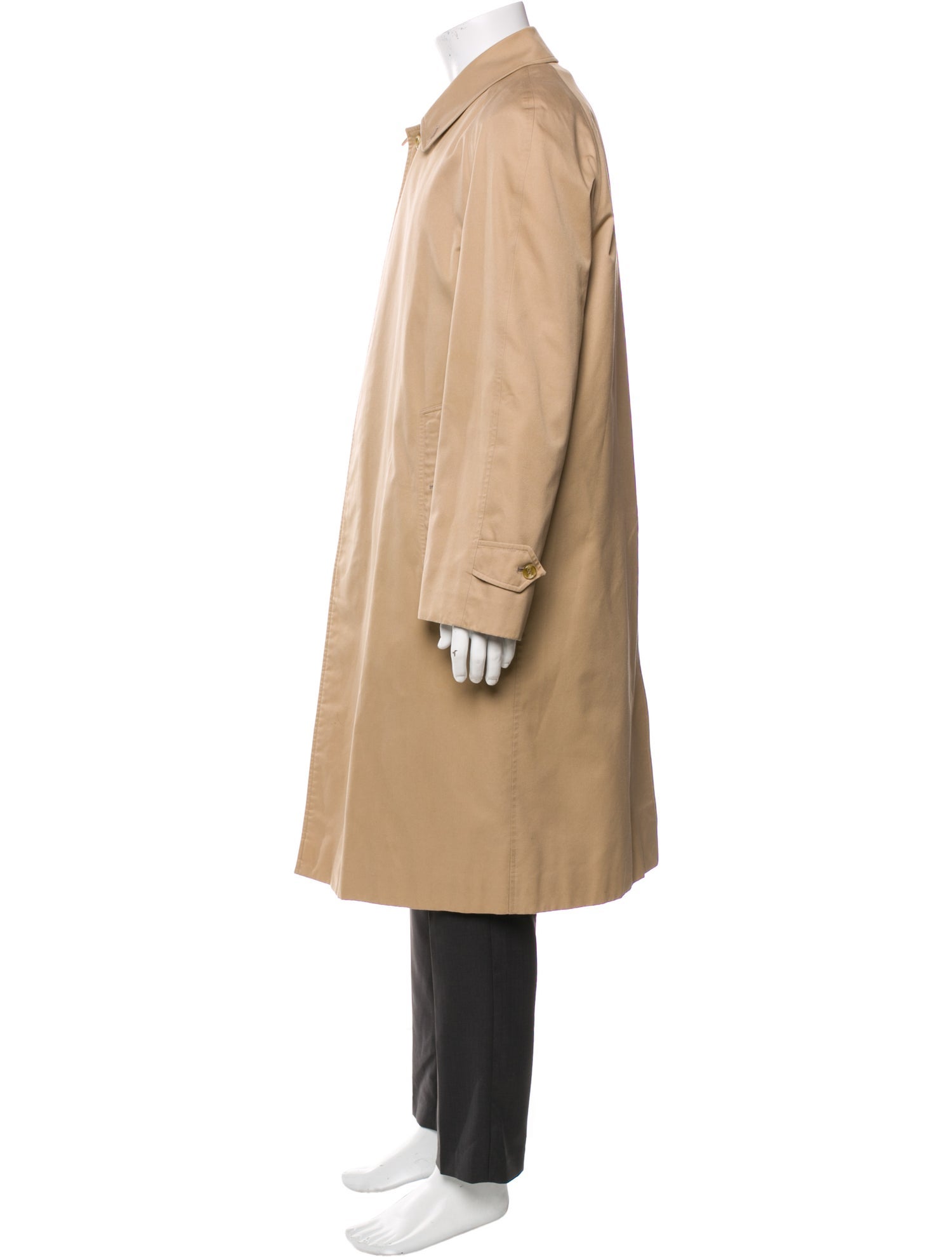 Burberry's House Check Pattern Trench Coat