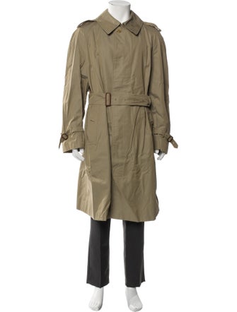 Burberry's House Check Pattern Trench Coat