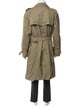 Burberry's House Check Pattern Trench Coat