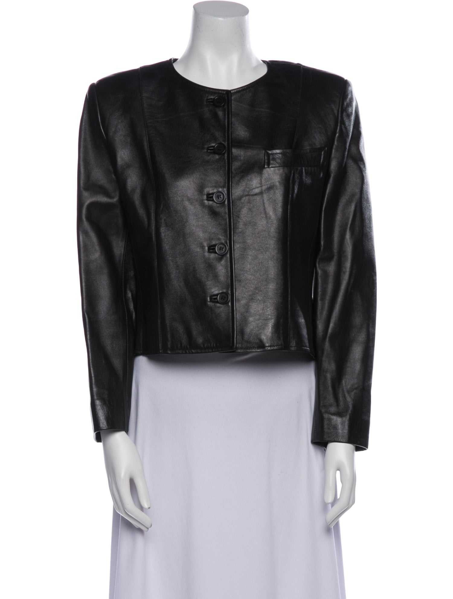 Burberry's Leather Biker Jacket