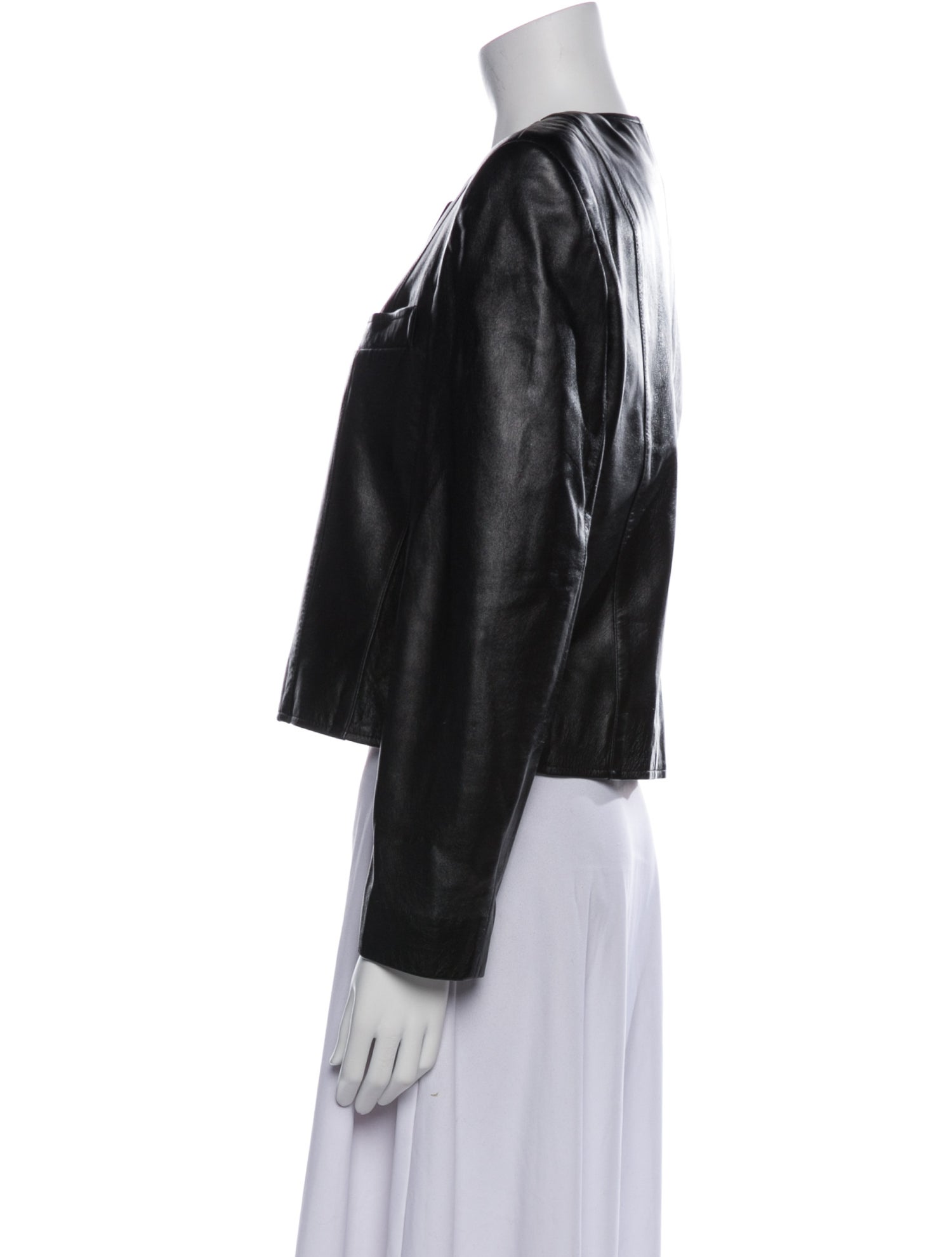 Burberry's Leather Biker Jacket