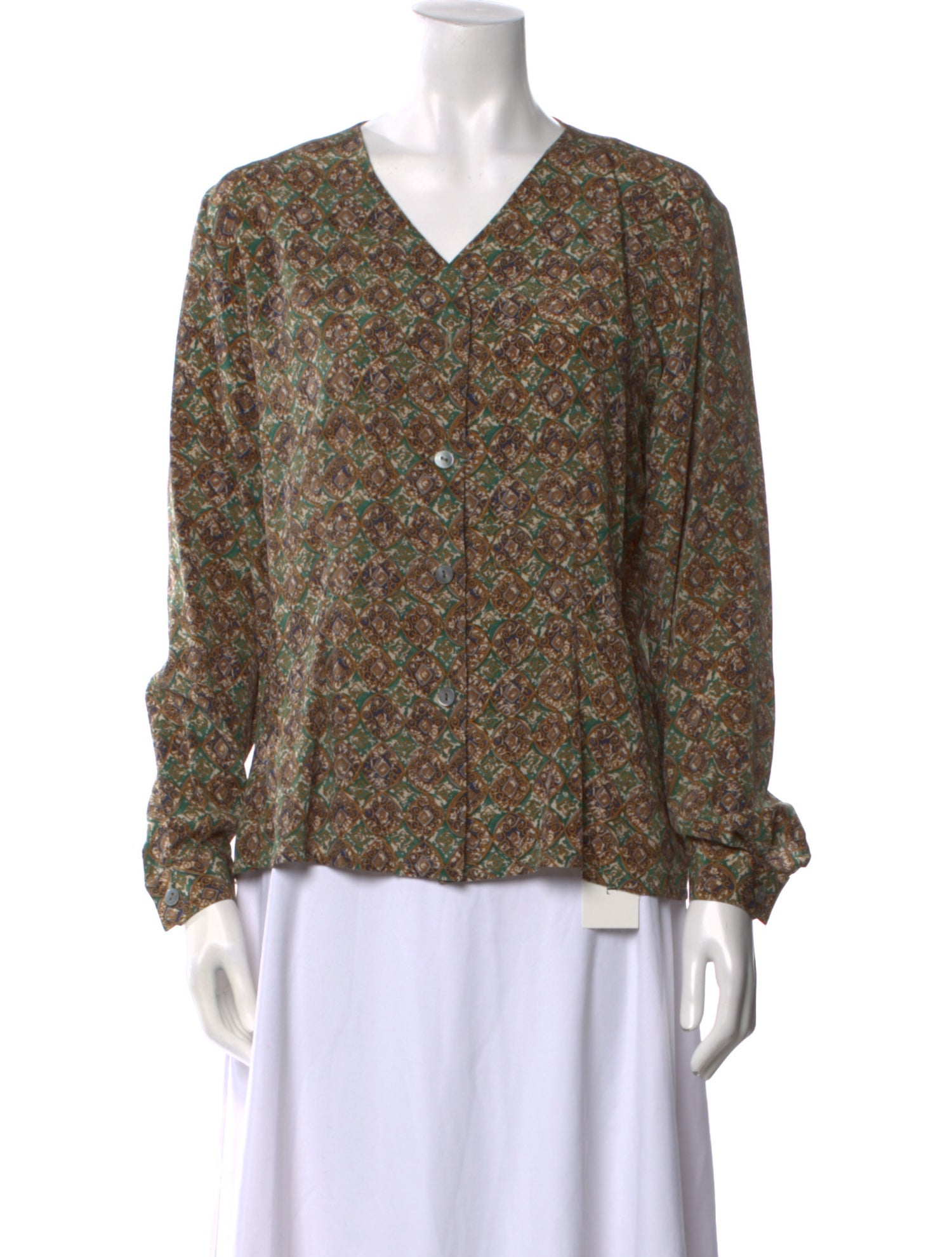 Burberry's Vintage Silk Blouse