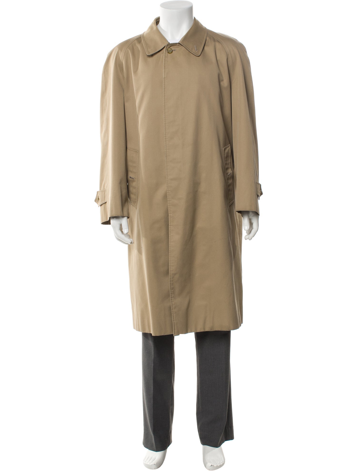 Burberry's House Check Pattern Trench Coat