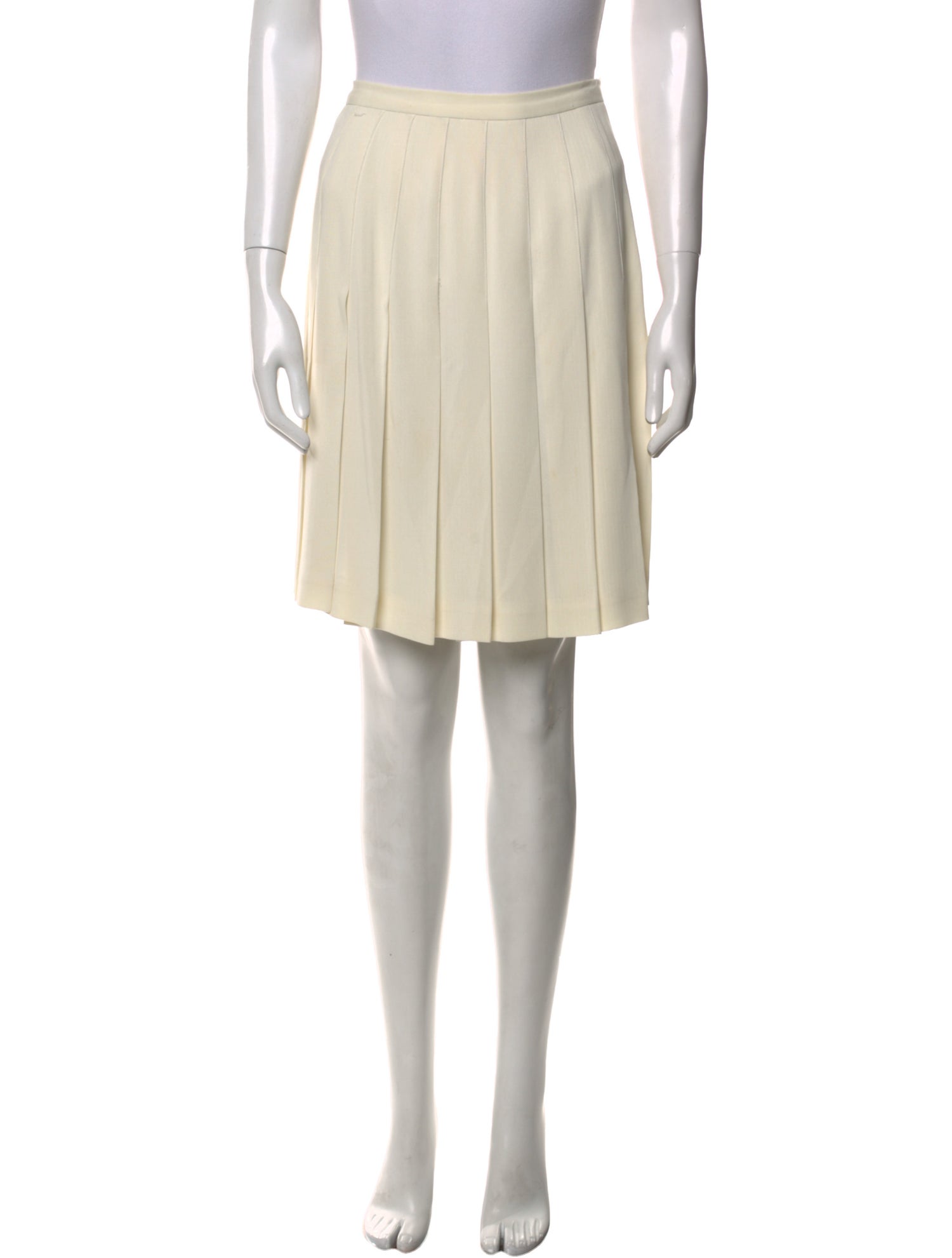 Burberry's Pleated Accents Knee-Length Skirt