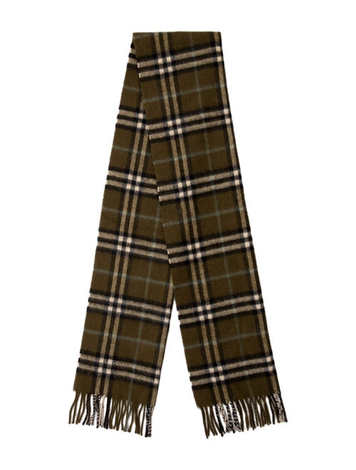 Burberry's Cashmere Plaid Print Scarf