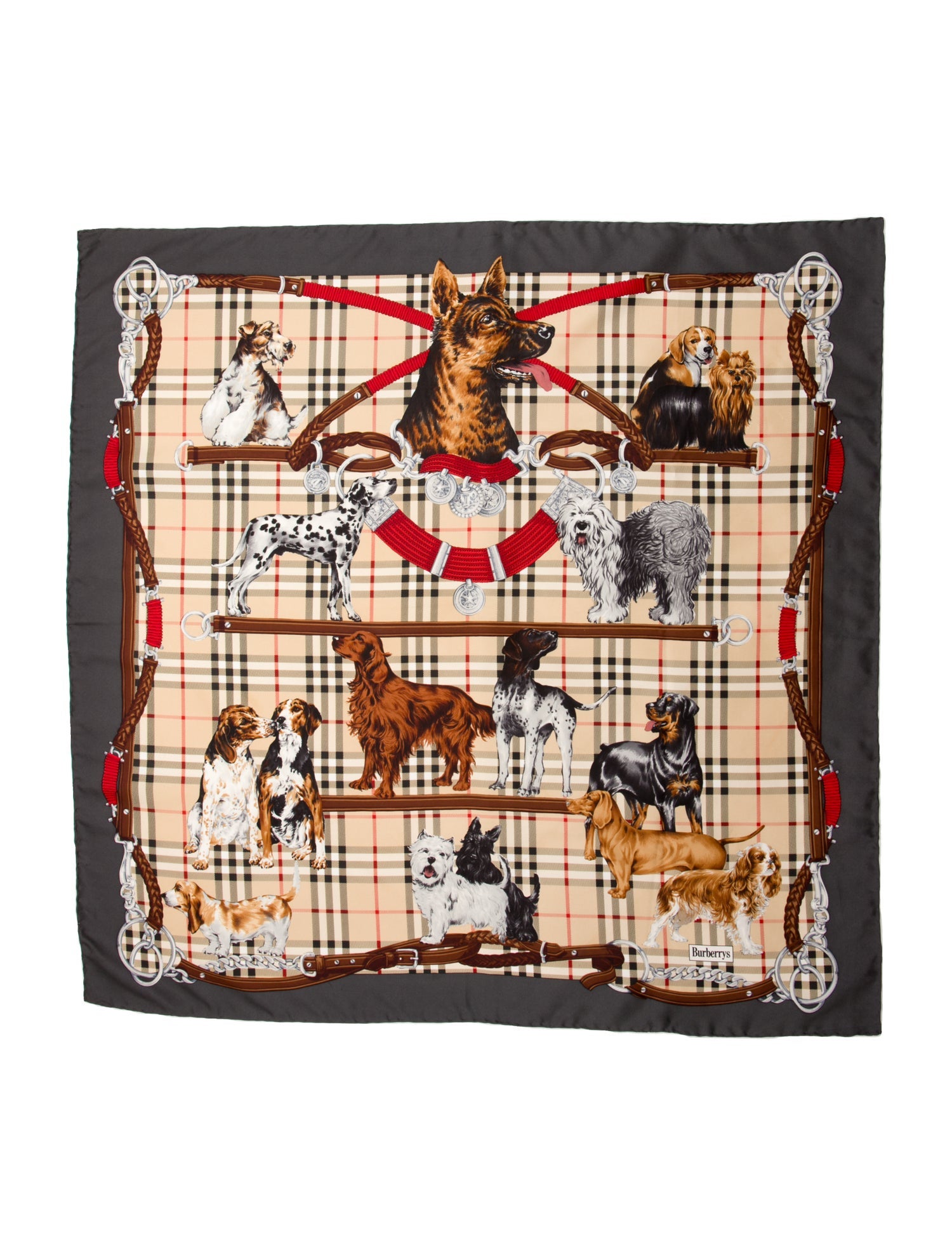 Burberry's Silk Printed Scarf