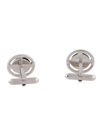 Burberry's Two-Tone Stamp Cufflinks